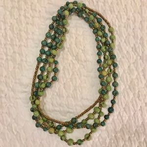 Noonday Collection Aqua Rope Necklace